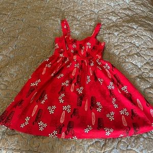 Red, Disney, Lilo and Stitch dress. Extra small